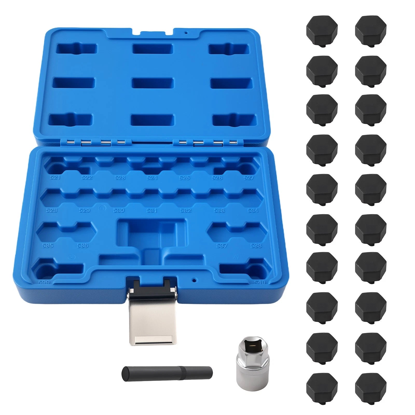 22pc Anti-Theft Wheel Nut Key Socket for VW Golf Jetta Beetle Passat Tiguan (2006–2023)
