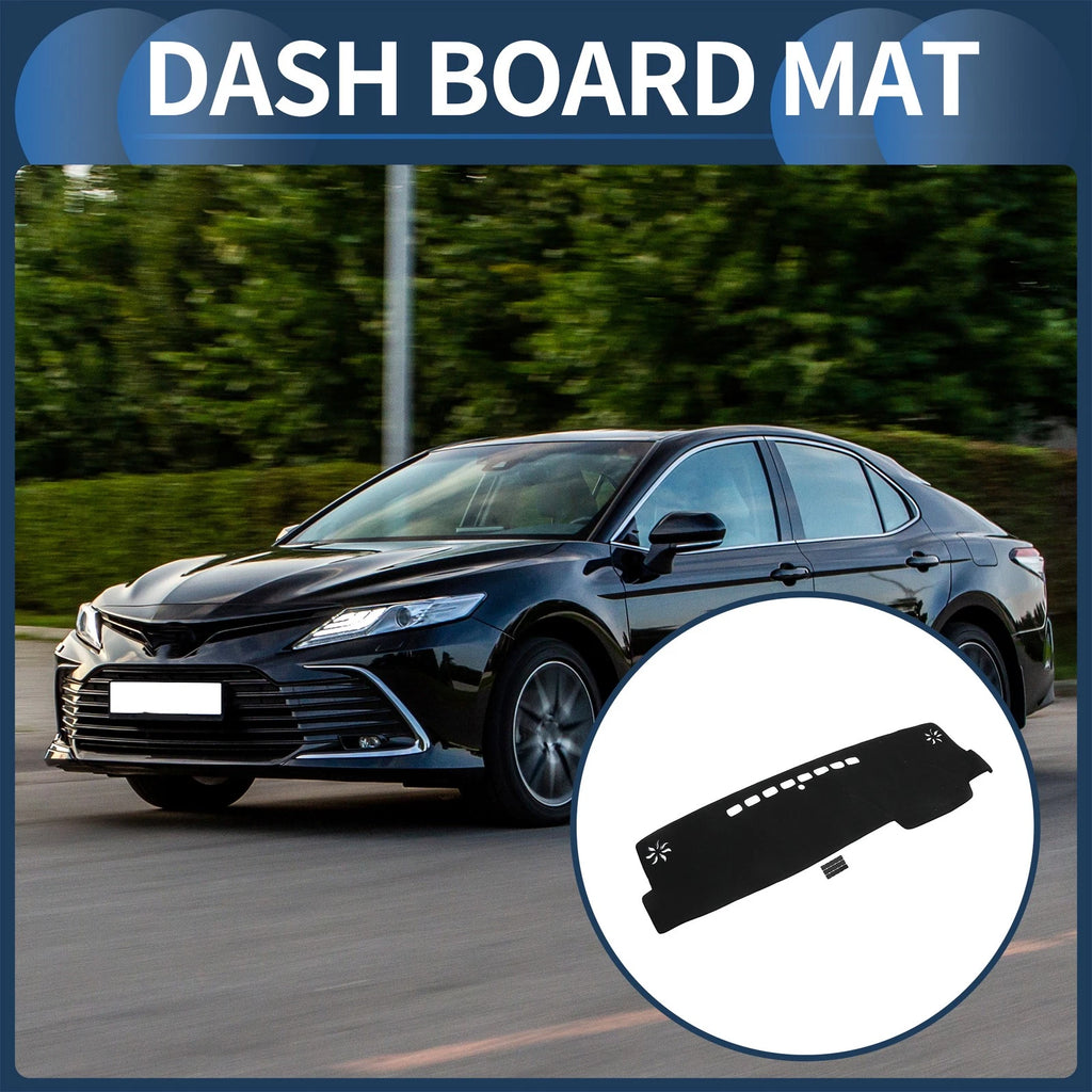 Dashboard Dash Cover Mat for Toyota Camry XV70 (2018–2023) Black Set of 1