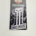 Skull Logo Tin Magnet for Harley-Davidson (Custom Shape, 2.2 x 3.2 inches)