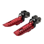 Red Front Footrests for Ducati Hypermotard 950, Monster 795, 821 (2018-2021)