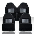 Black Carpet Car 4 pc Front Rear Floor Mat Mats for Chevy - VIEX001