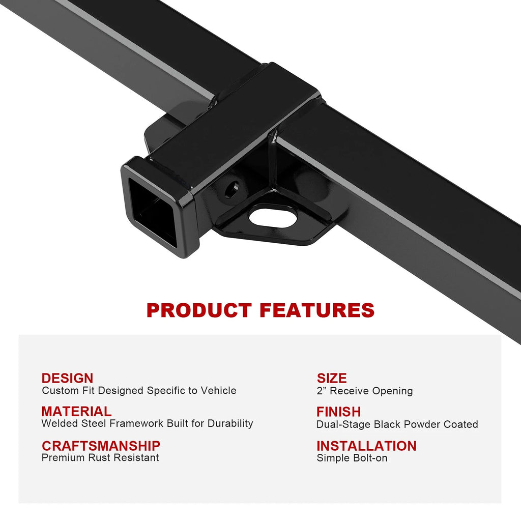 2 Inch Trailer Hitch Receiver for Ford F-150 (2009-2014)
