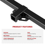 2 Inch Trailer Hitch Receiver for Ford F-150 (2009-2014)