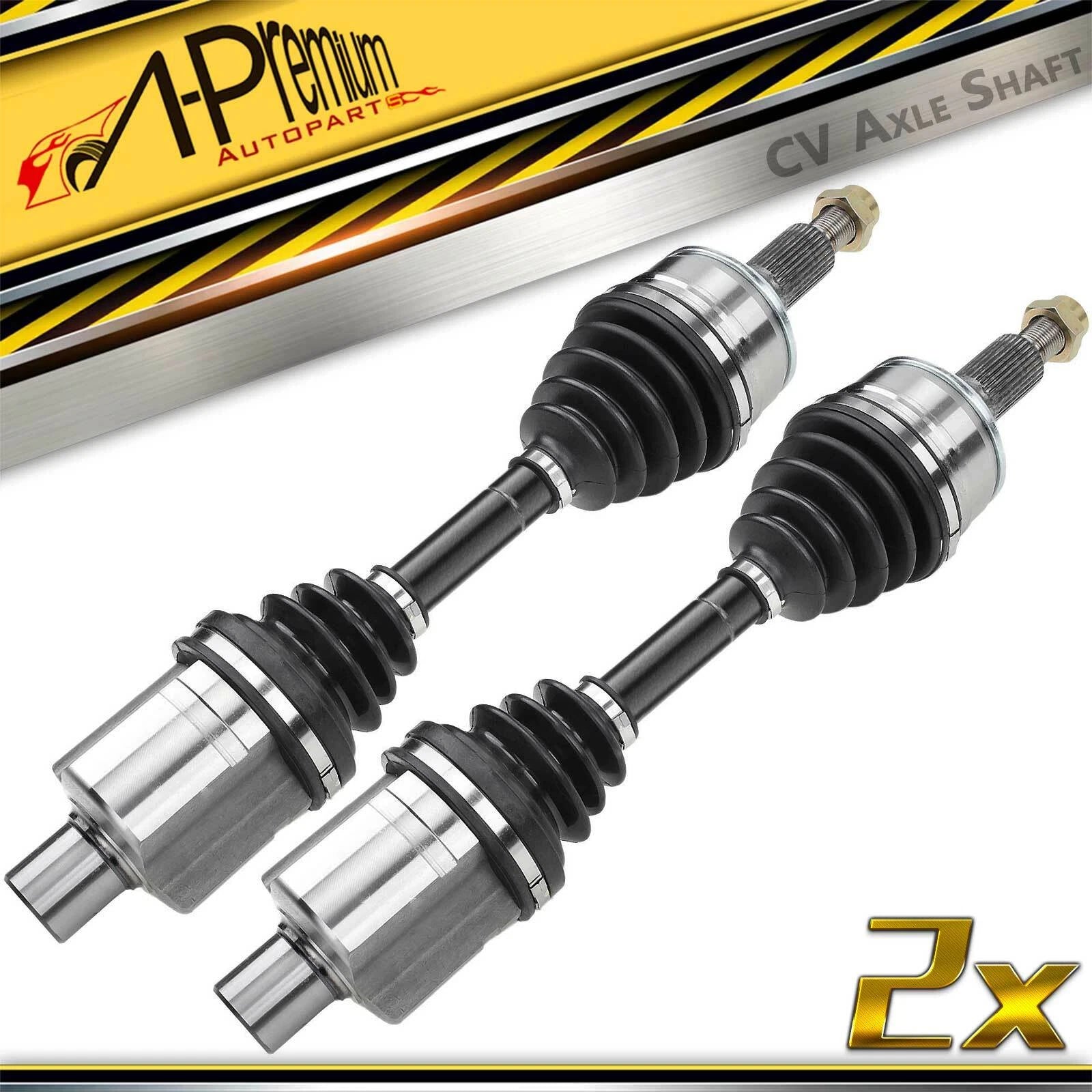 2X Front CV Axle Assembly for Chevrolet Astro GMC Safari (1997–2002)