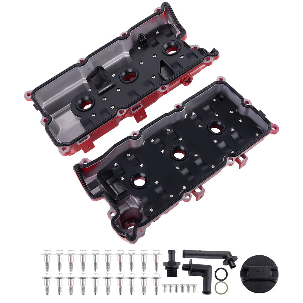 2X Aluminum Valve Cover Kit for Infiniti G35 Nissan 350Z (2003–2008)