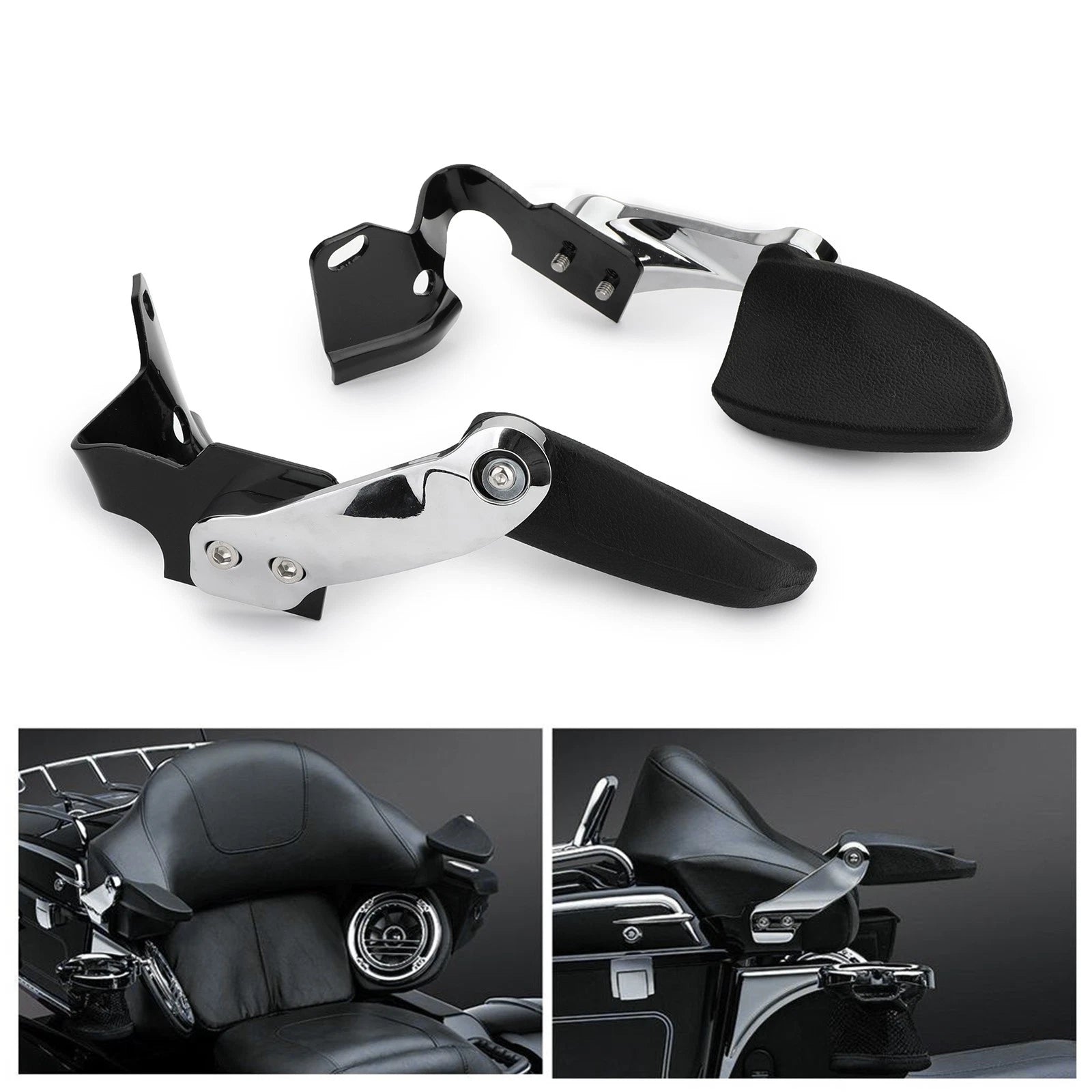 Stealth Passenger Armrests for Harley Touring Electra Street Glide Road King (2014–2018)