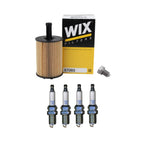Wix Engine Oil Filter & NGK 4 Laser Platinum Spark Plugs for Jetta 2.0L (2006–2018)