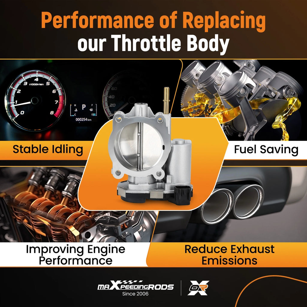 Throttle Body for Buick Allure LaCrosse 5.3L (2008–2009), Chevrolet Colorado 3.7L (2008–2012)