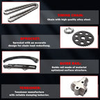 Timing Chain Kit with Water Pump for Nissan Pickup D21 240SX (1989–1997)