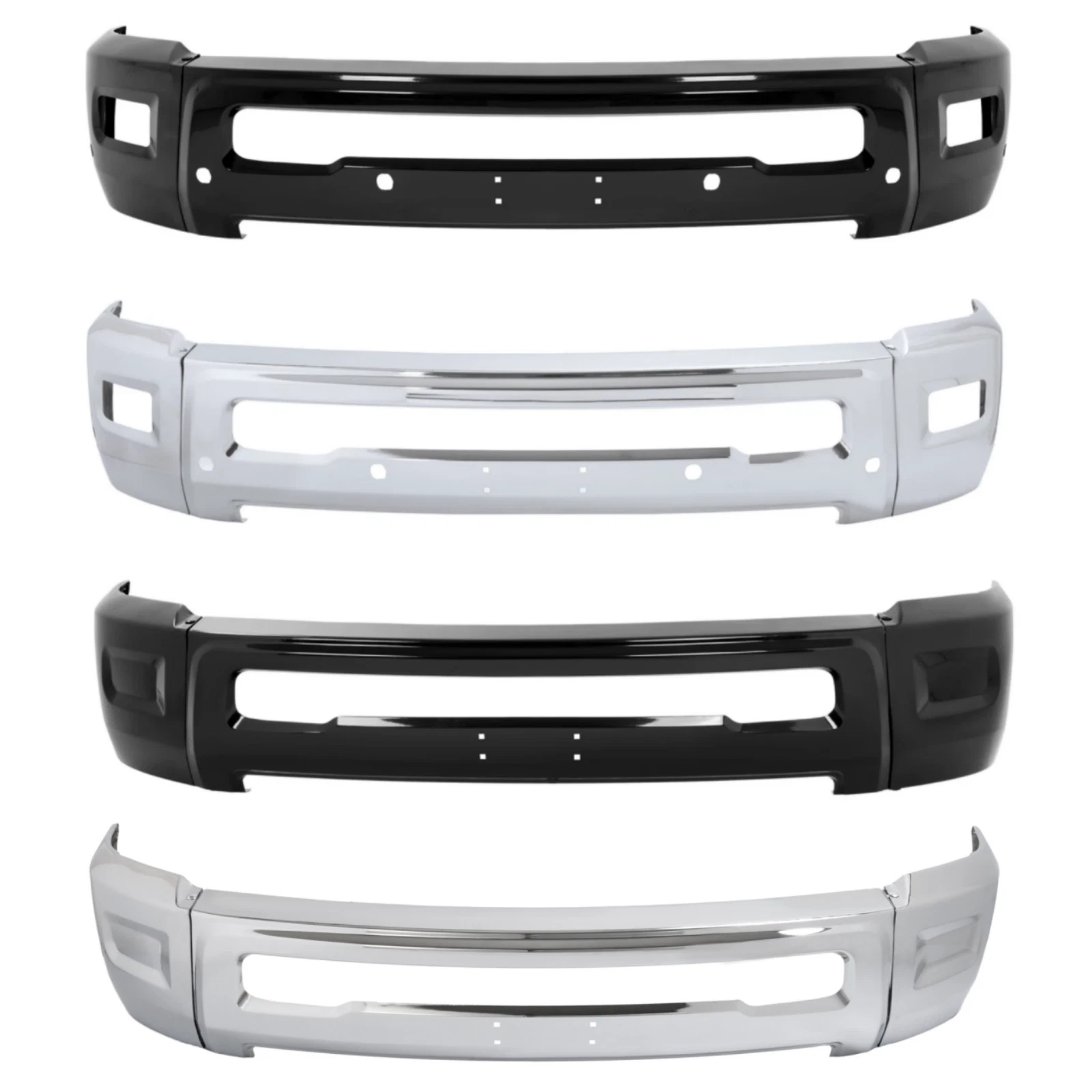Chrome Front Bumper Face Bar for Dodge RAM 2500 3500 (2010–2018)