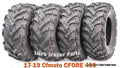 Set of 4 Solid Mud Tires 25X8X12 & 25X10X12 for Cfmoto CFORE 400 (2017–2019)