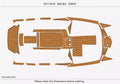 EVA Faux Teak Flooring Pads for Malibu 22 MXZ (2018)