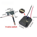 Lithium Battery Controller Board for Brushless Power Tools (9 Line Switch)