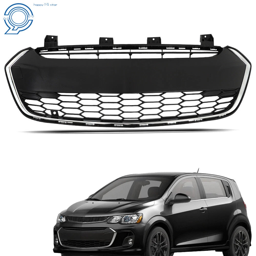 Front Lower Grille for Chevrolet Sonic (2017–2020) Matte Black
