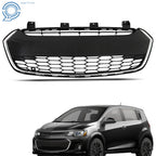 Front Lower Grille for Chevrolet Sonic (2017–2020) Matte Black