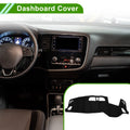 Dashboard Cover Mat for Mitsubishi Outlander 3 PHEV (2013–2021) Black
