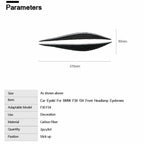 Headlight Eyebrow Trim Decor Soft Parts For 3 F36 F30 320i 325i (2013���2017)