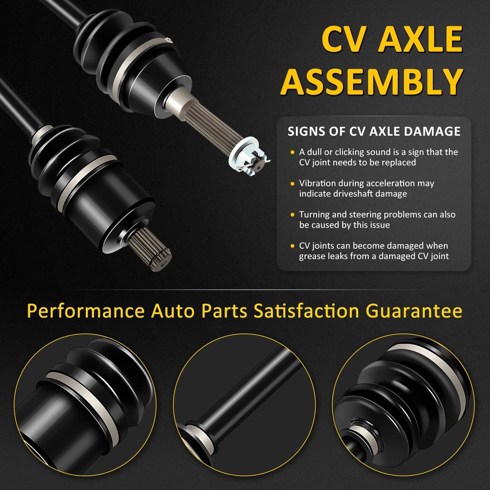 Front CV Axle for Polaris Sportsman 500 800 (2008)