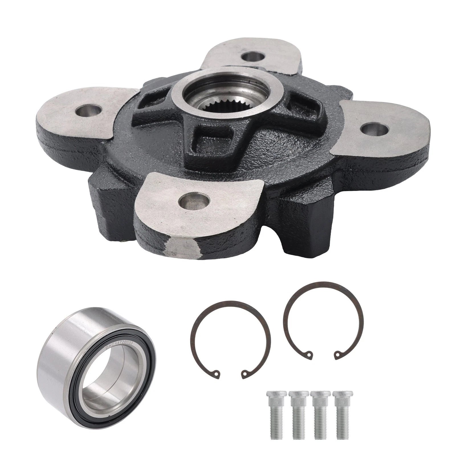 Front Wheel Hub with Bearing Stud Kit for Polaris Ranger 900/XP 900/Crew (2013-2019)