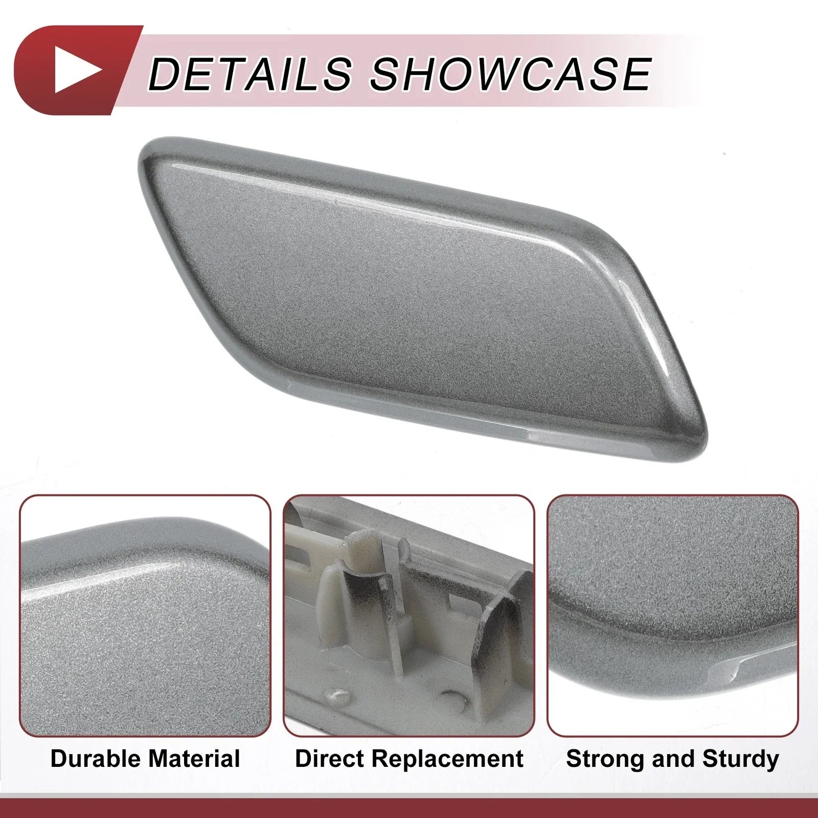 Front Right Washer Nozzle Cover for Lexus LX570 (2013-2015) - Grey 1 x Cap