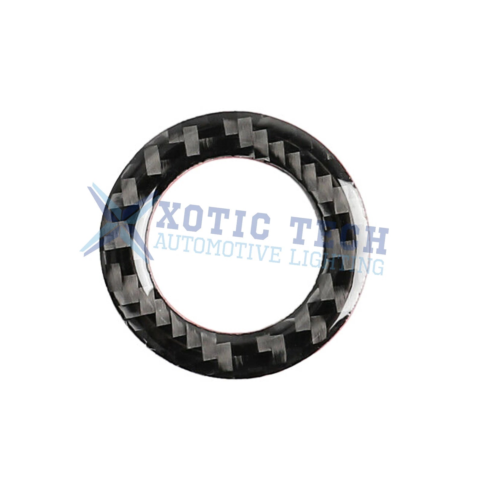 Real Carbon Fiber Engine Start Stop Push Button Ring Trim for Infiniti Q50 (2014-2019)