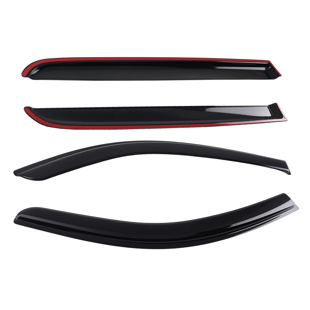 Set of 4 Rain Guards Window Deflectors for Toyota Tundra (2007–2021)