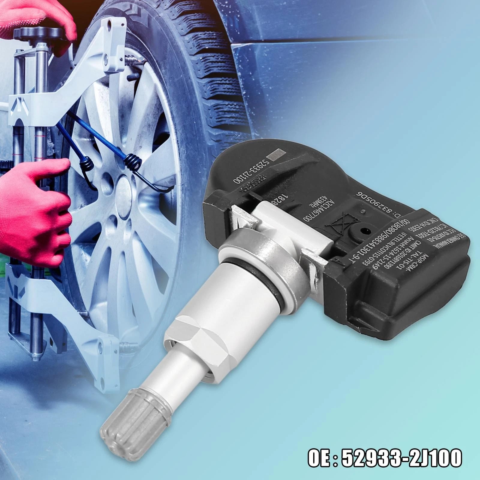 TPMS Sensor 433MHz 52933-2J100 for Kia Rio (2018–2020)