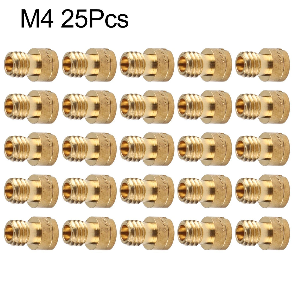 Set of 25 Carburetor Nozzles for 4mm Engines