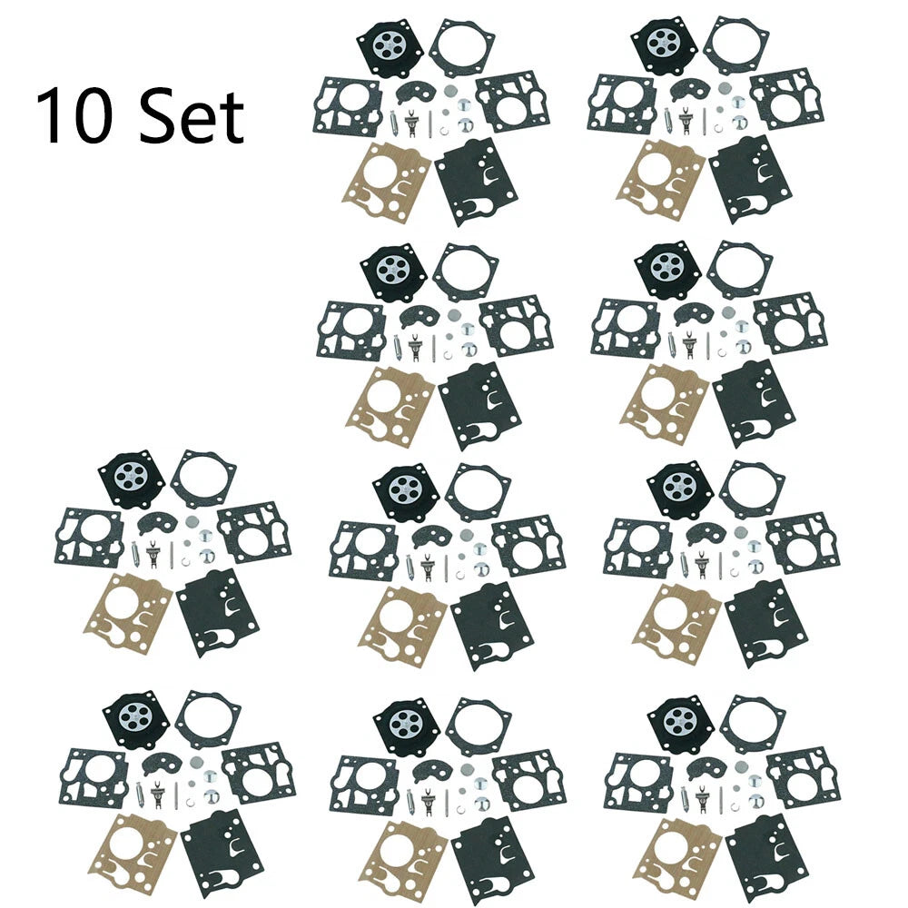 10x Carburetor Rebuild Kit for McCulloch Mac Promac 700 8200 (PM 10, 10-10, K10-SDC)