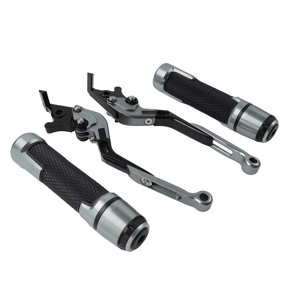 Folding Titanium Brake Clutch Levers Grip Set for Suzuki GSXR600/750 (2006-2019)
