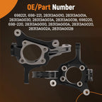 Front Side Hub Assembly for Subaru WRX Crosstrek (2012–2014)