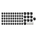 61X Engine Topper Screw Bolt Cap Kit for Harley Twin Cam Softail (2007-2017)