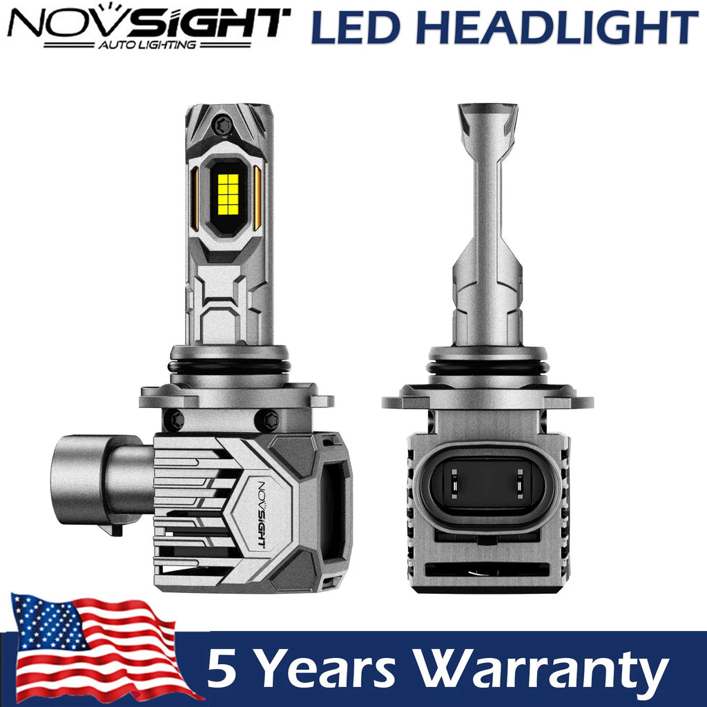 2X 9006 HB4 LED Headlight Bulbs for 6500K 30000LM