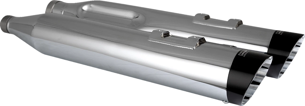 Vance & Hines Razorback 450 Slip-On Mufflers for M8 Bagger (2017–2023) - Chrome