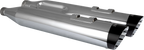 Vance & Hines Razorback 450 Slip-On Mufflers for M8 Bagger (2017–2023) - Chrome