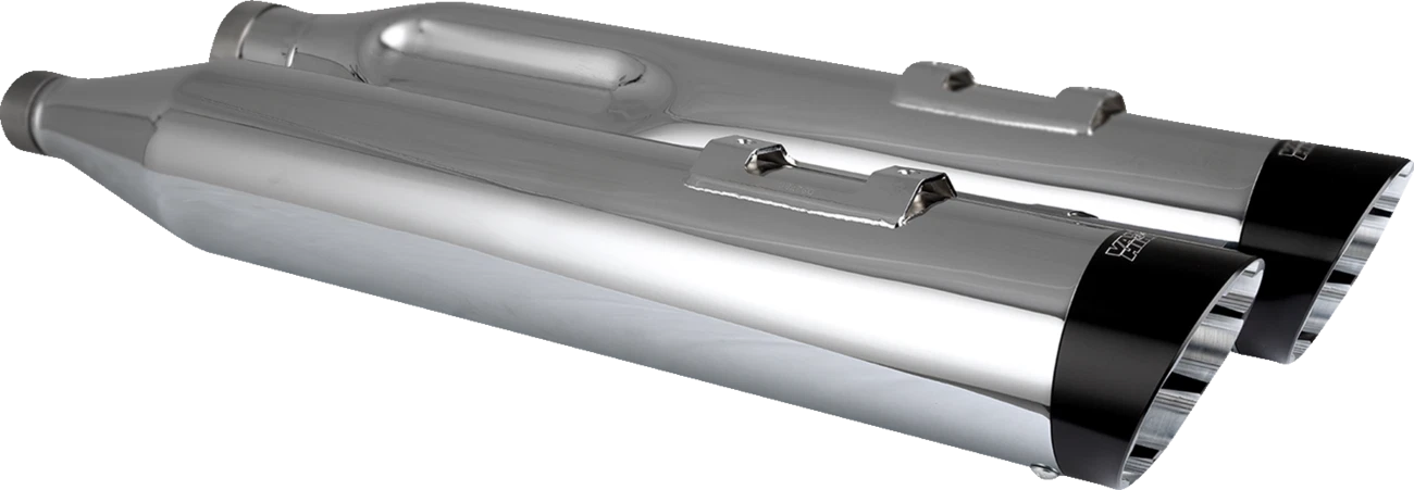 Vance & Hines Razorback 450 Slip-On Mufflers for M8 Bagger (2017–2023) - Chrome