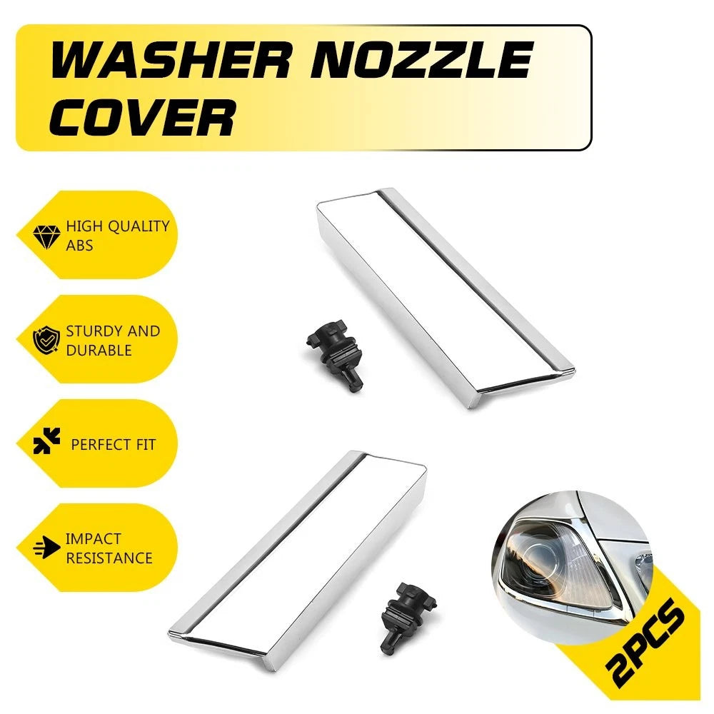 2X Headlight Washer Nozzle Cover Cap for Lexus GS430 GS350 GS460 GS450h (2006–2011)