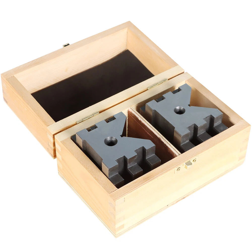 Set of 2 V-Block and Clamp for Multi-Use (2-3/8" x 2-3/4" x 2")
