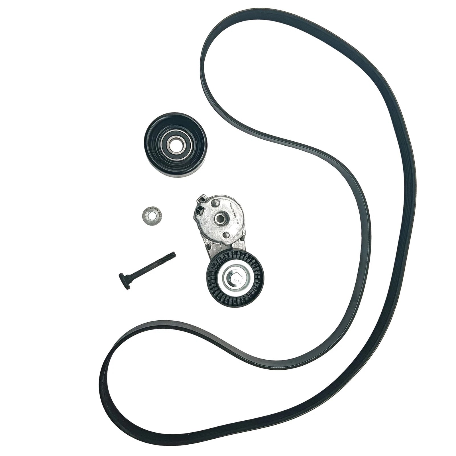 Serpentine Belt Tensioner Pulley Kit for Jeep Wrangler Grand Cherokee (1999–2004)