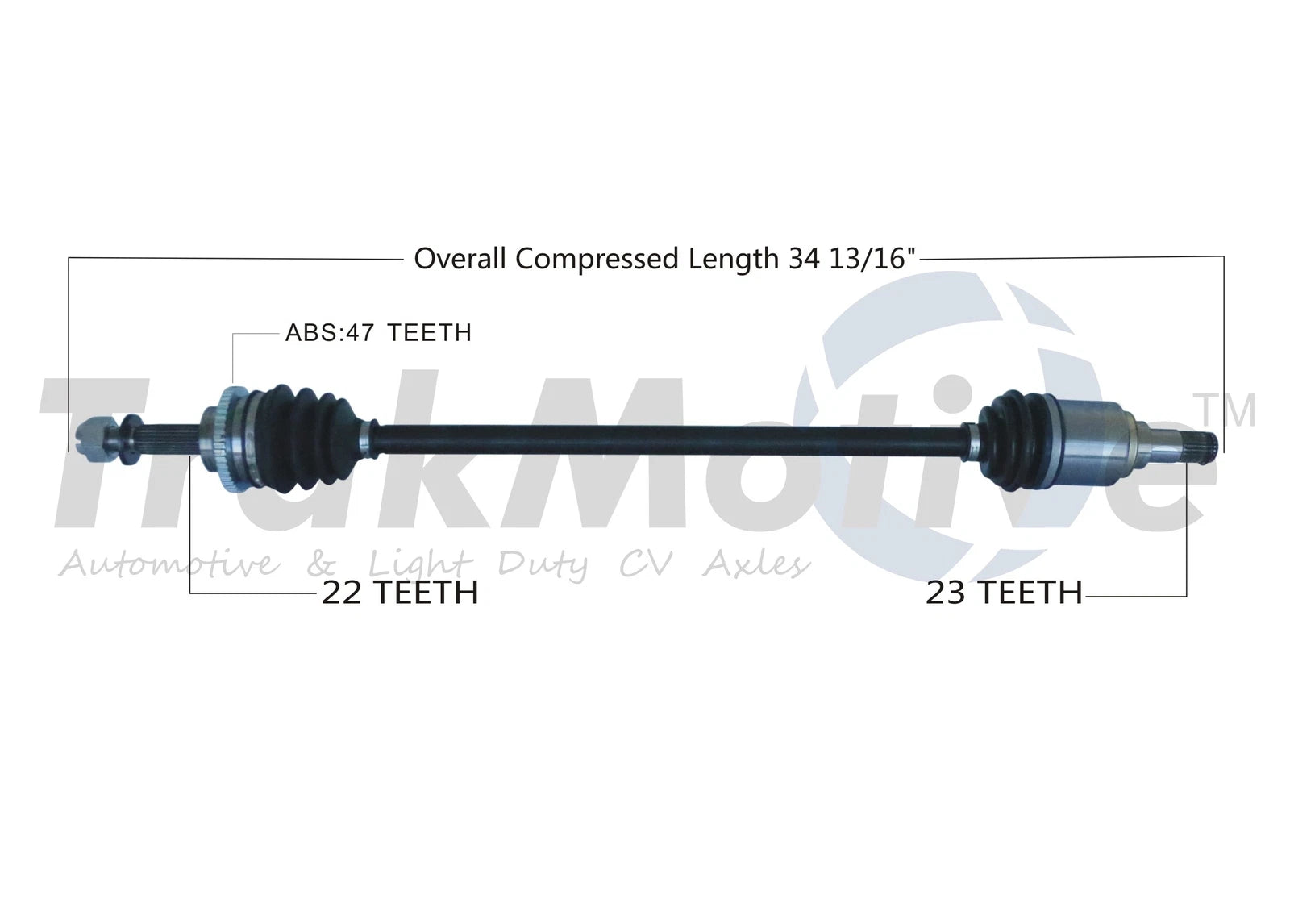 CV Axle Shaft for Chevy Spark (2013) SurTrack GM-8335