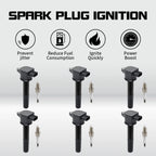 6X Ignition Coil & Iridium Spark Plug for Mitsubishi Endeavor Galant (2004–2008) UF481