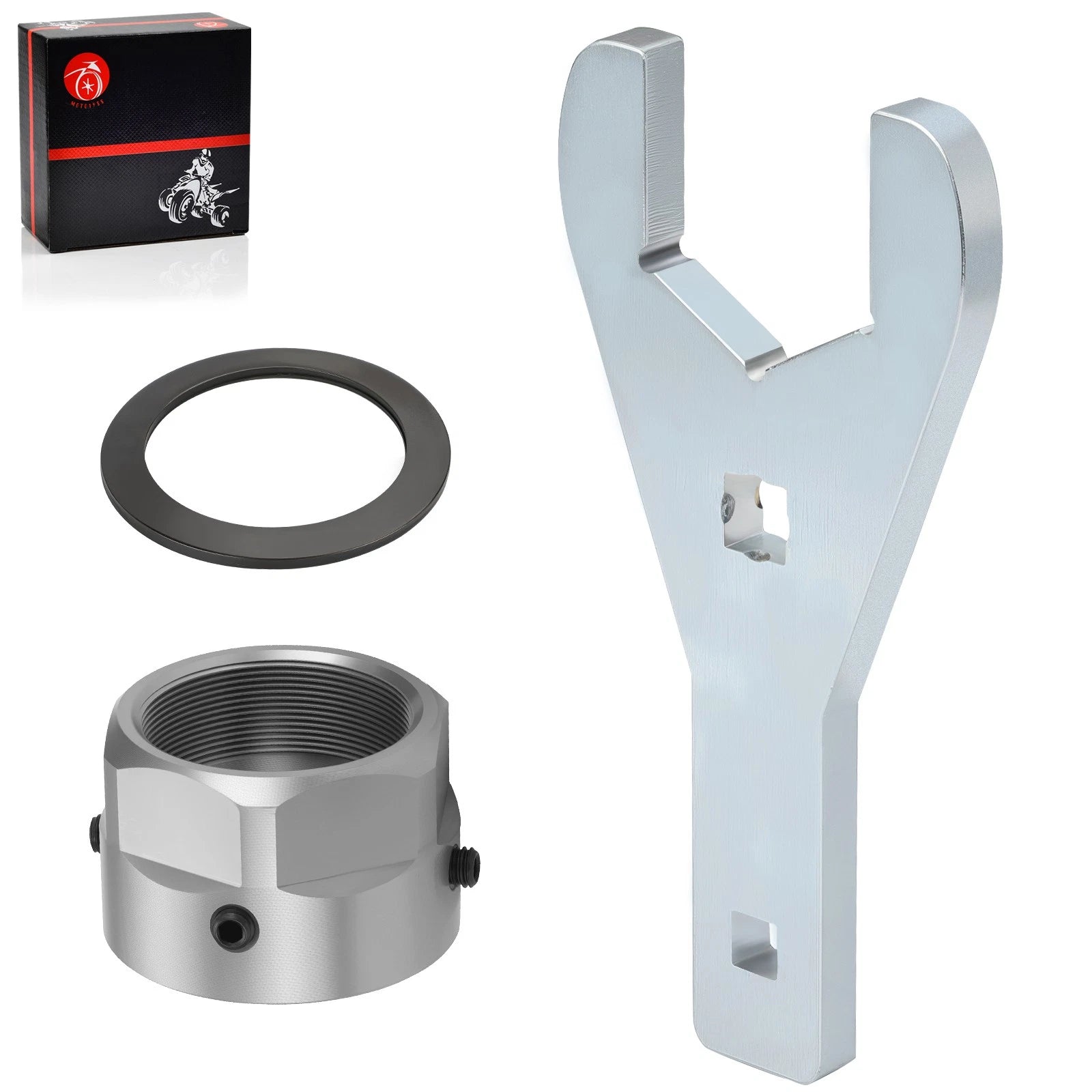 Rear Axle Lock Nut & Wrench Tool 46mm for Yamaha YFZ450R (2009–2024)