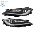 Set of 2 Halogen Headlights Assembly for Chrysler 200 (2016–2017)