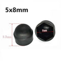 30pcs Nylon Domed Hex Nut Covers for Automotive Applications