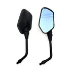 Black Mirrors Blue Glass 10mm Thread for Kawasaki Z750 (2007–2012)