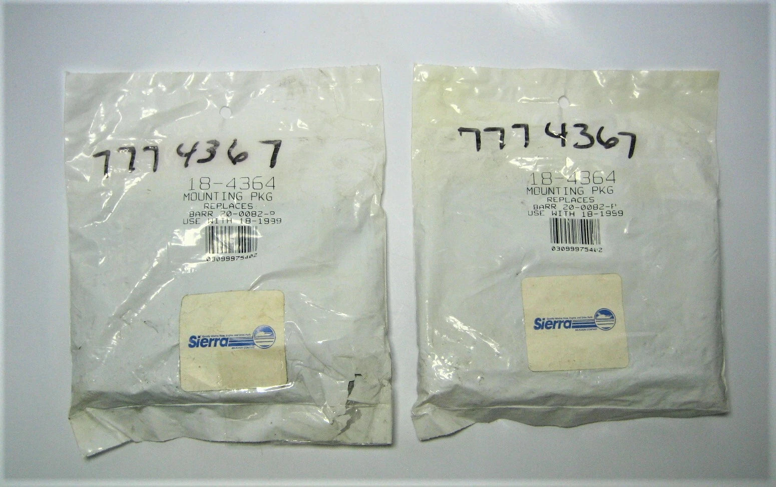 2X Exhaust Elbow Mounting Kits for Sierra 18-4364 (Marine Boat)