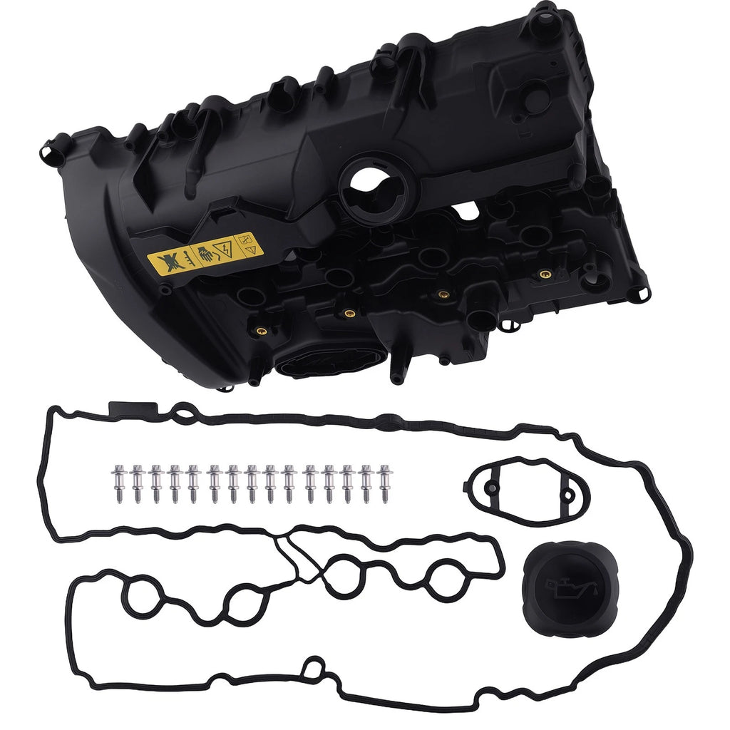 Engine Valve Cover for BMW X-Series B48 2.0L (2016–2020) w/Mounting Hardware