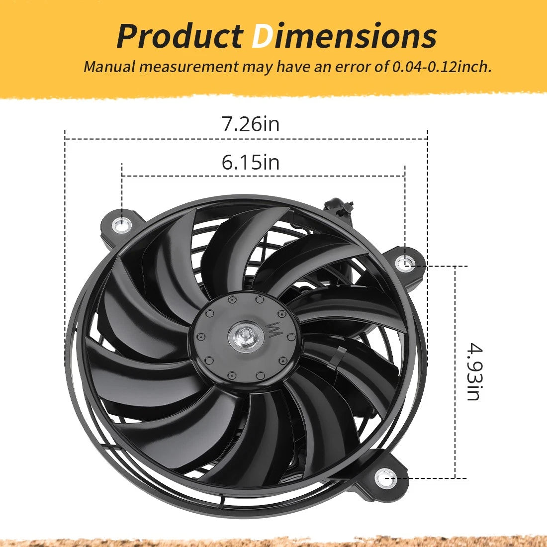 Radiator Fan Assembly for Suzuki Quadsport LTZ 400 (2009–2014) 17800-33H01