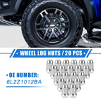 20 Pcs Wheel Lug Nuts for Ford Explorer, Lincoln MKS (1/2-20)