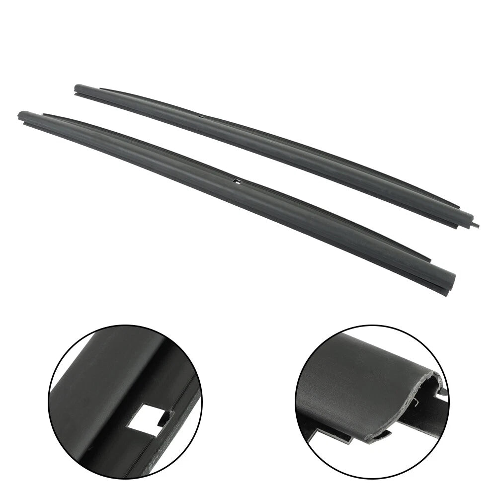 Set of 2 Outer Door Window Belt Weatherstrip for GMC Silverado Sierra (1999–2007)